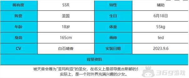 《绯色回响》V.V.角色介绍一览