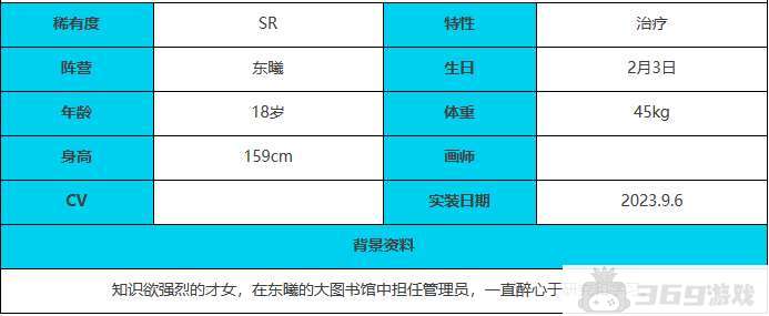 《绯色回响》李瑾角色介绍一览